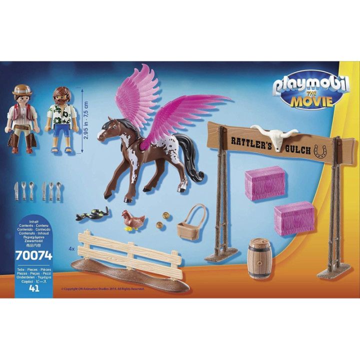 PLAYMOBIL THE MOVIE Marla, Del y Caballo con Alas - GBLA