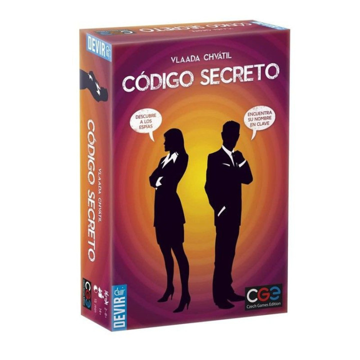 Devir- Código Secreto Juego de Mesa Multicolor única mayores de 8 años (BGCOSE)