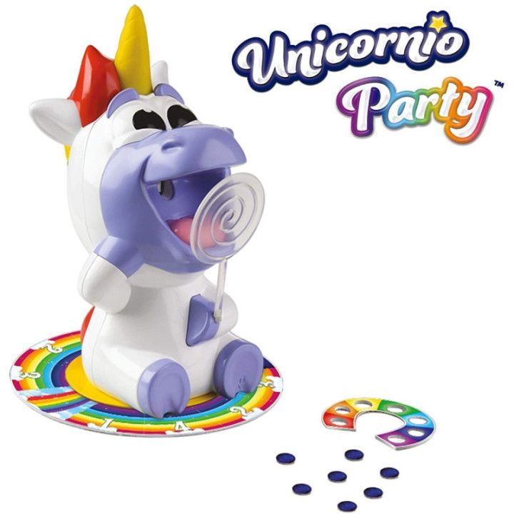 Goliath Unicornio Party. Giralo para marearlo y Que Lance arcoíris