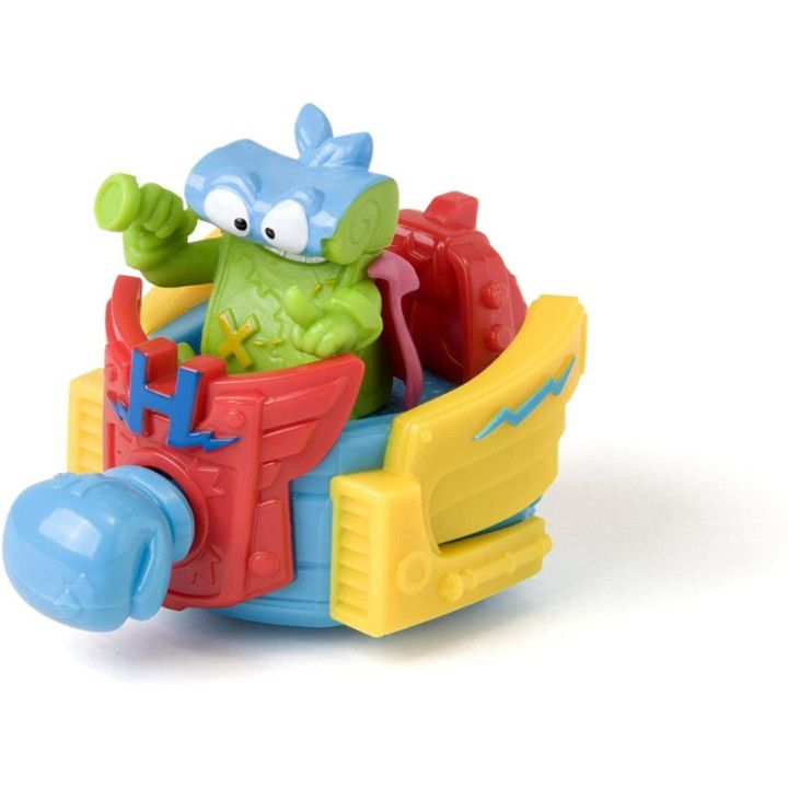 SUPERTHINGS Power Machines – Blíster 4 SuperThings (Incluye 1 capitán Plateado) y 2 PowerJets Diferentes.