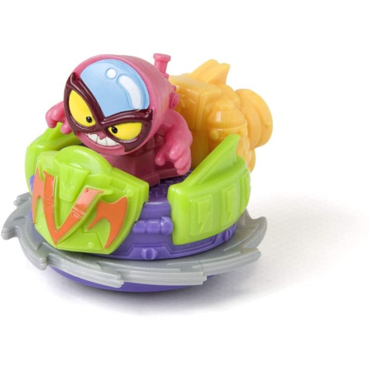 SUPERTHINGS Power Machines – Blíster 4 SuperThings (Incluye 1 capitán Plateado) y 2 PowerJets Diferentes.