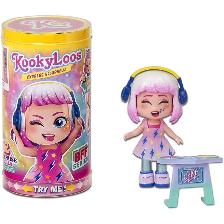 KOOKYLOOS | Mini muñeca Individual aleatoria Kookyloos Serie 1 - Colccionable