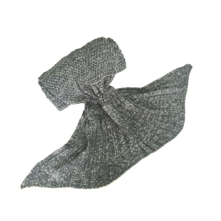 Gris - Mermaid blanket Manta adulto en forma de cola de - GBLA