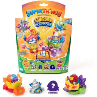 Pack 4 SuperThings (Incluye 1 capitán Plateado) y 2 Kazoom Jets - Ref. PACK 6-6