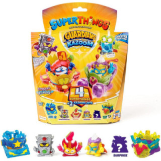 Pack 4 SuperThings (Incluye 1 capitán Plateado) y 2 Kazoom Jets - Ref. PACK 2-6