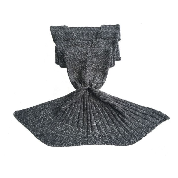 Gris - Mermaid blanket Manta adulto en forma de cola de - GBLA