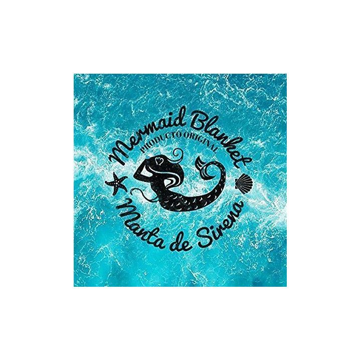 Gris - Mermaid blanket Manta adulto en forma de cola de - GBLA