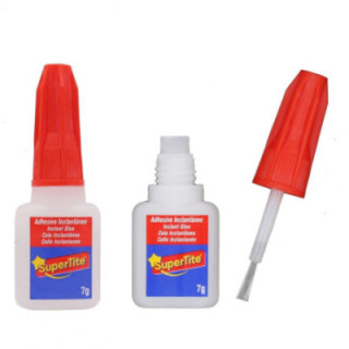 Pack 2 Super glue pegamento adhesivo instantáneo con Pincel 7g - Ref. 2416 X2