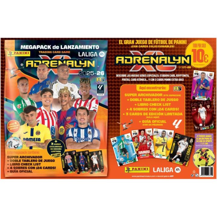 Panini Adrenalyn XL 2025/2026 - Megapack Lanzamiento