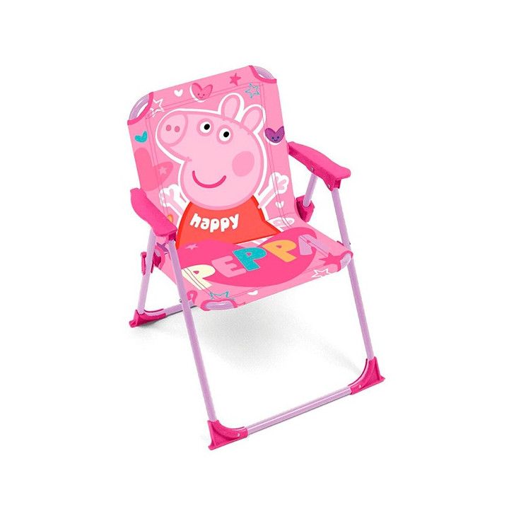 ARDITEX PP14445 Silla Plegable con Brazos de 38x32x53cm de EONE-Peppa Pig