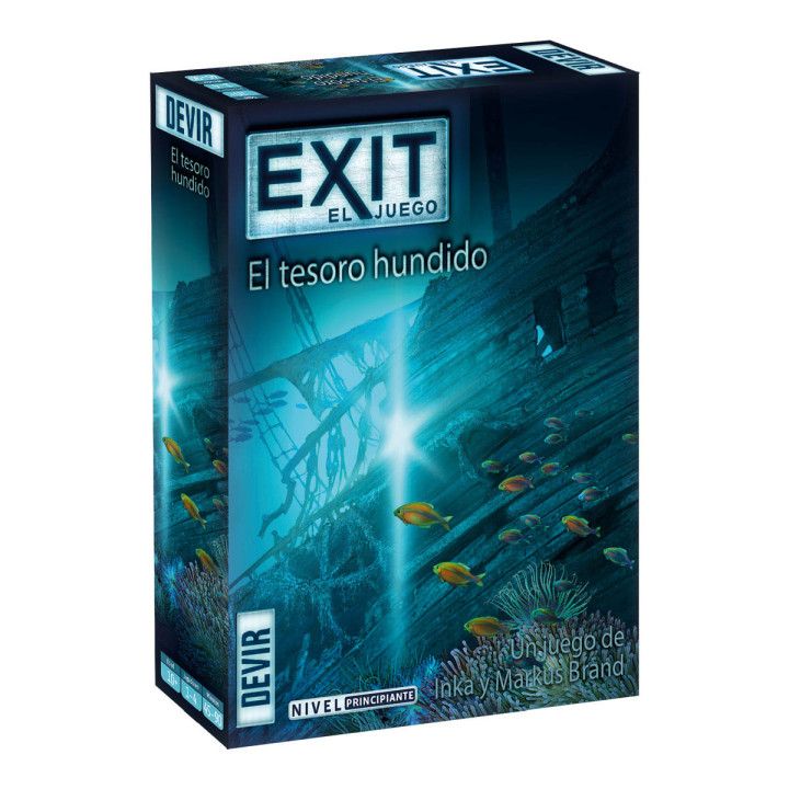 Devir - Exit: El Tesoro Hundido, Español, Juego de Mesa con Amigos, Escape Room