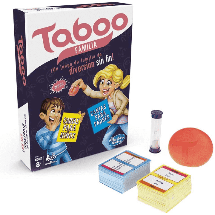Hasbro Gaming- Taboo Familia Juego de Mesa, Multicolor (E4941105)