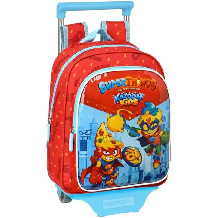 Mochila Safta Infantil de Superthings Kazoom Kids con Carro Safta 705