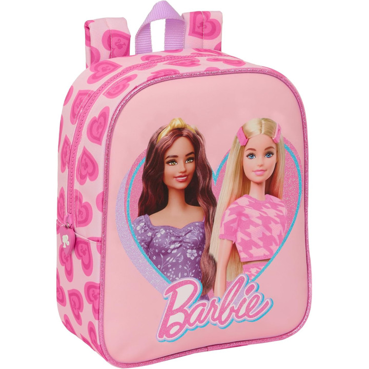 Safta Mochila Infantil Barbie Love Rosa 22 x 27 x 10 cm