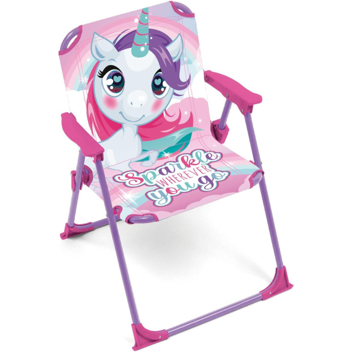 ARDITEX ZK16157 Silla Plegable unicornio
