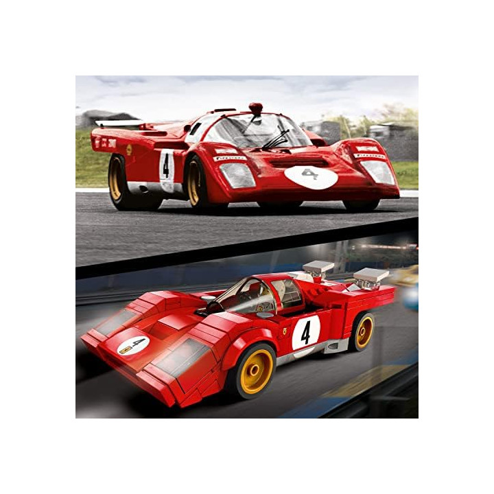 LEGO 76906 Speed Champion 1970 Ferrari 512 M, Coche de Carreras