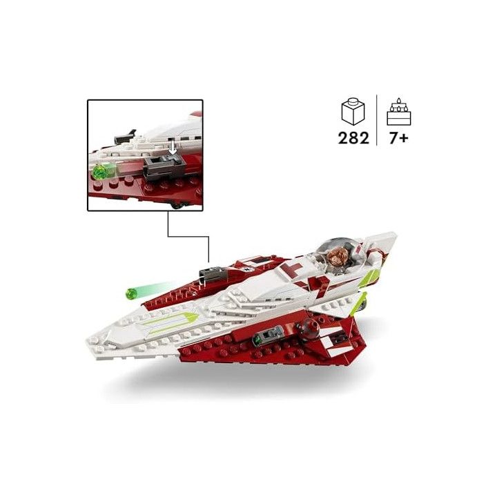 LEGO 75333 Star Wars Caza Estelar Jedi de OBI-WAN Kenobi