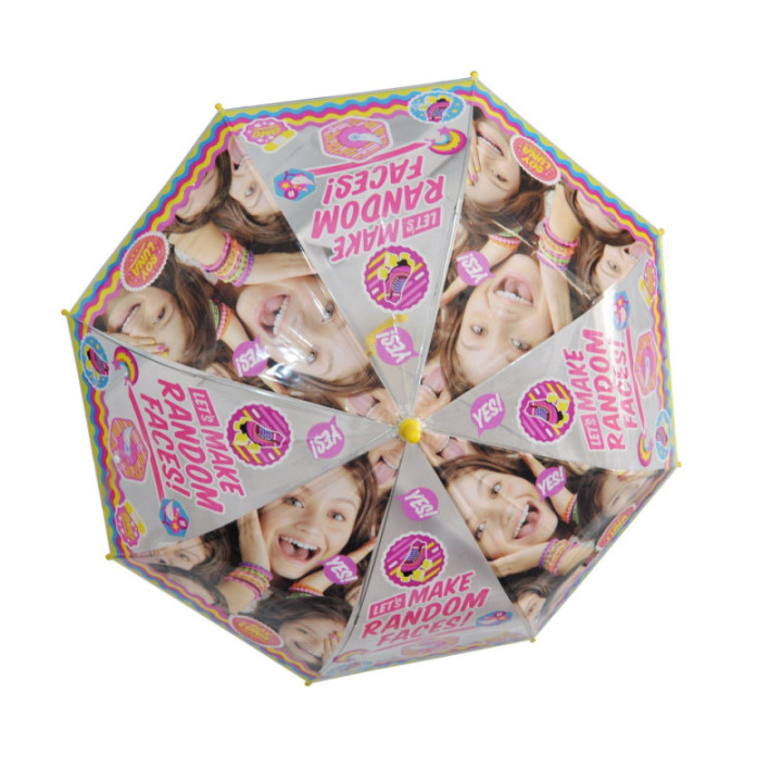 Soy Luna - Paraguas infantil transparente, manual - GBLA