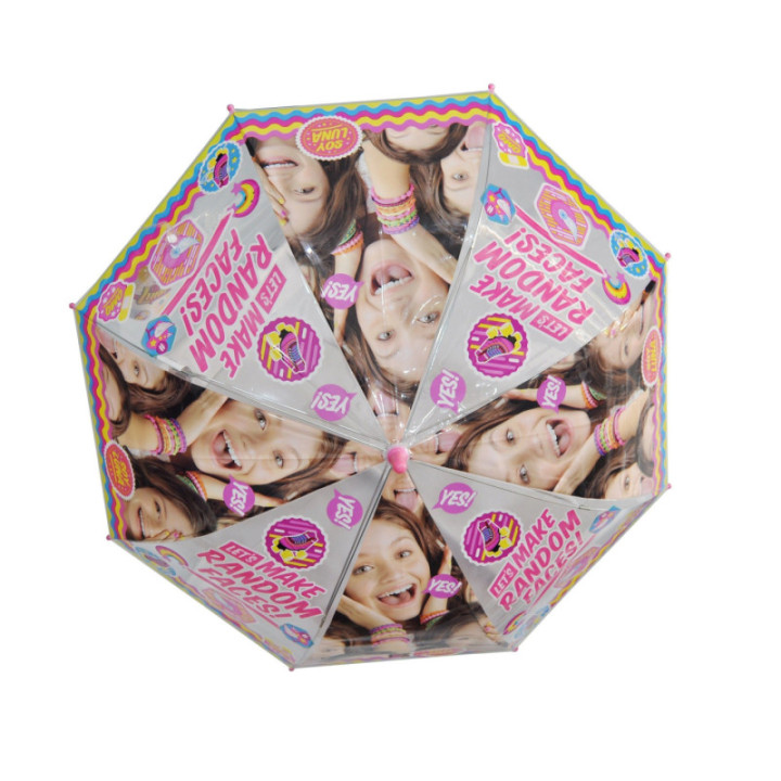 Soy Luna - Paraguas infantil transparente, manual - GBLA