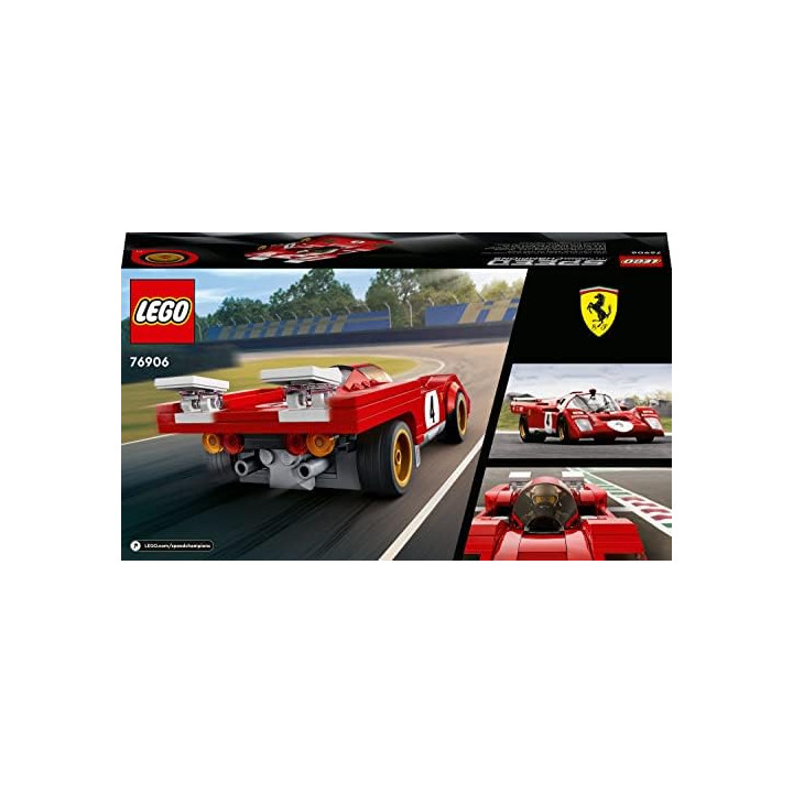 LEGO 76906 Speed Champion 1970 Ferrari 512 M, Coche de Carreras