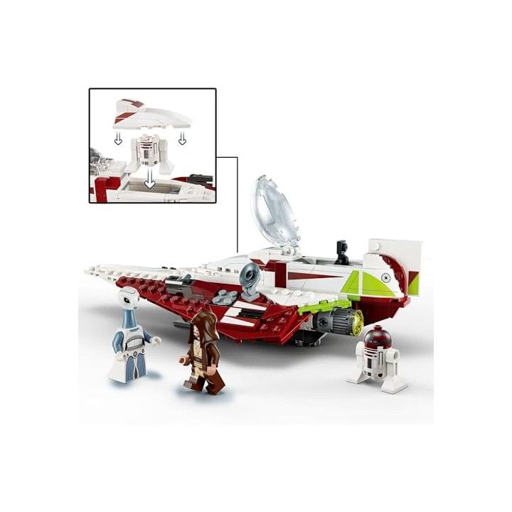 LEGO 75333 Star Wars Caza Estelar Jedi de OBI-WAN Kenobi