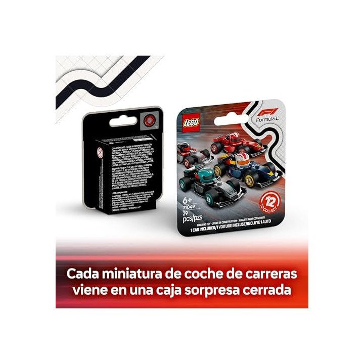 LEGO Coches de F1 Coleccionables de Juguete