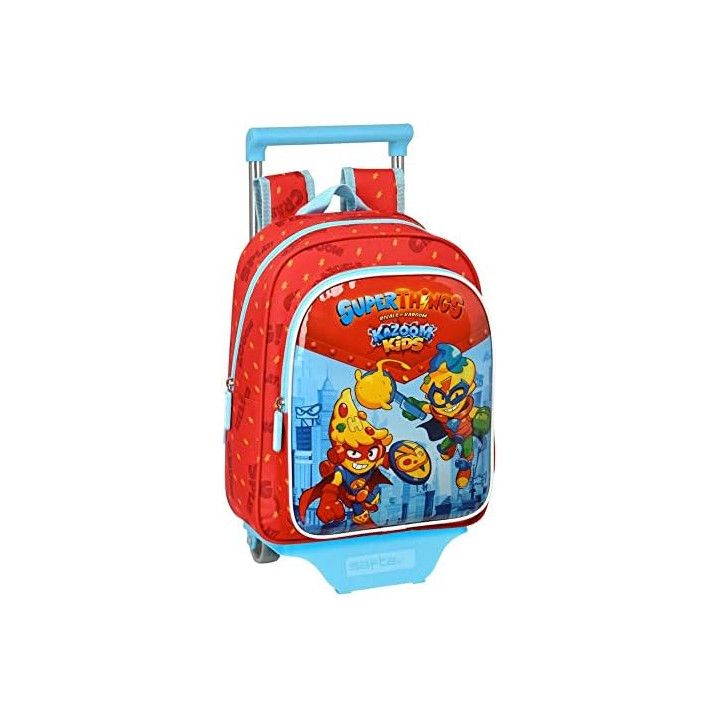 Mochila Safta Infantil de Superthings Kazoom Kids con Carro Safta 705