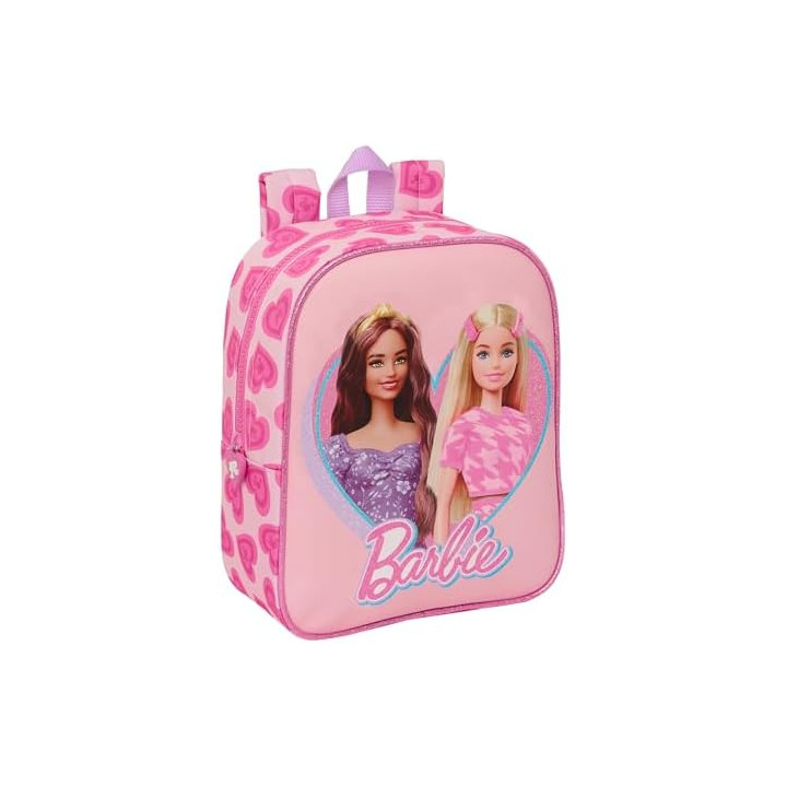 Safta Mochila Infantil Barbie Love Rosa 22 x 27 x 10 cm