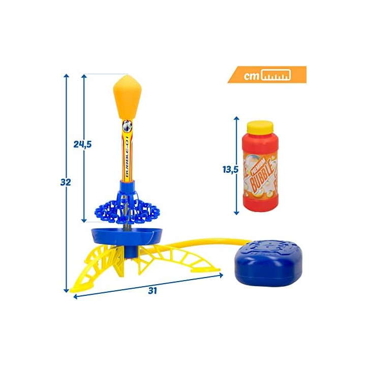 Colorbaby 47004 - Bubble Rocket, cohete lanzador de pompas de jabón