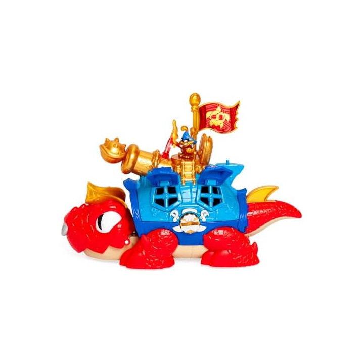 PIRATIX King Turtle - Tortuga articulada con tesoros
