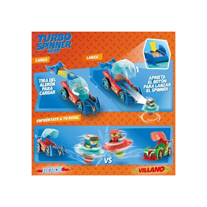 SUPERTHINGS KAZOOM Power – Turbo Spinner Héroe