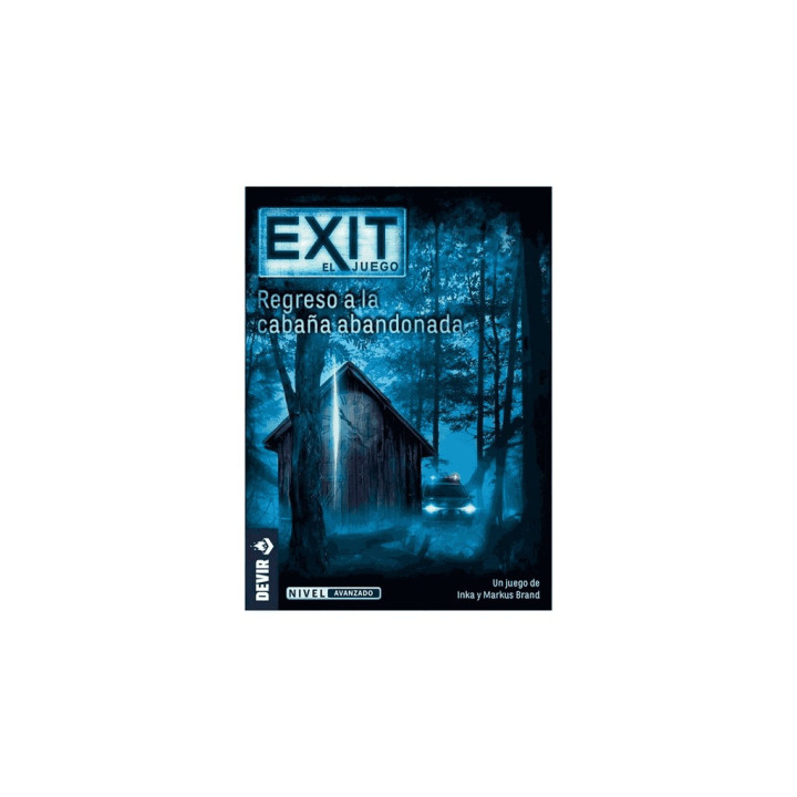 Devir Exit: Regreso de la Cabaña Abandonada, juego de mesa escape room en español, BGEXIT21SP