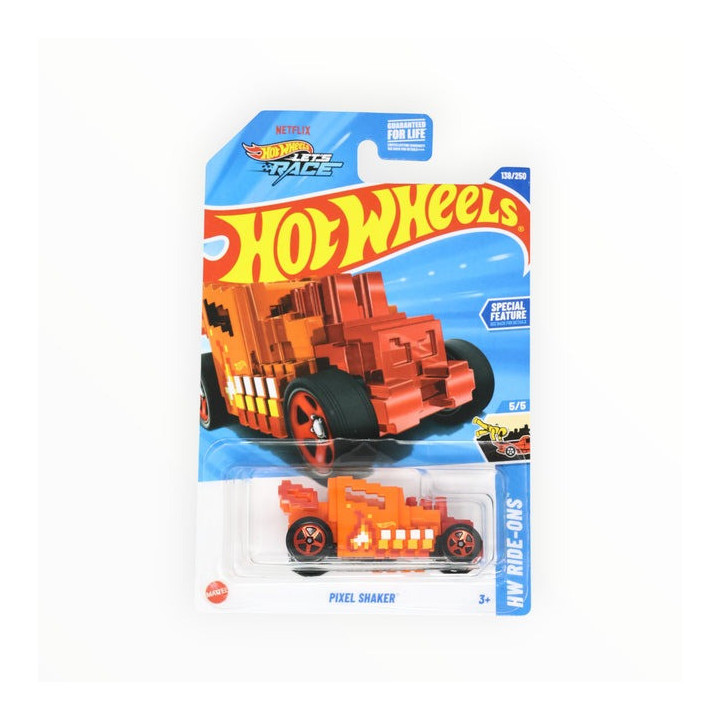 Hot Wheels HYY77, 138/250 Pixel Shaker, coche a escala 1:64, colección 2025