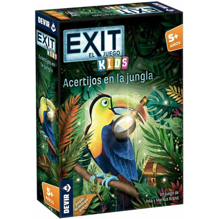 Devir - Exit Kids: Acertijos en la Jungla - Juego de Me - GBLA