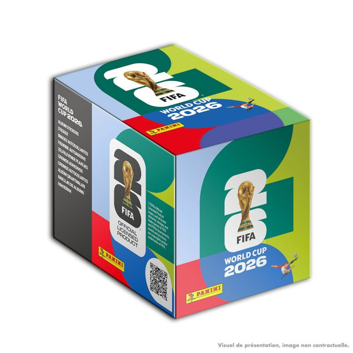 Panini - Colección oficial de pegatinas de la Copa Mundial de la FIFA 2026™ (Caja con 50 sobres)