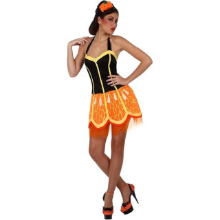 Atosa disfraz de naranja para mujer – talla T-2 M/L