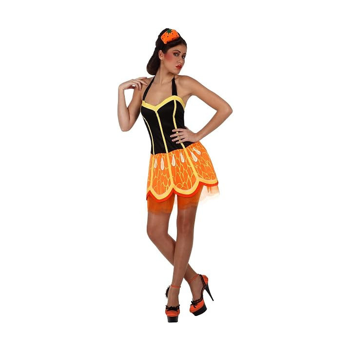 Atosa disfraz de naranja para mujer – talla T-2 M/L