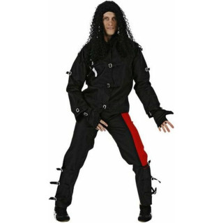 Atosa disfraz de rey del pop negro para hombre – talla T-2 M/L