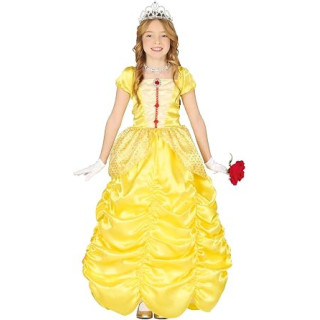Disfraz Princesa Amarilla para niña, 5-6 años