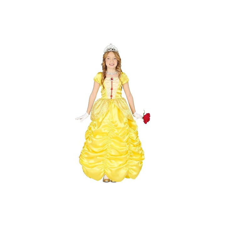 Disfraz Princesa Amarilla para niña, 5-6 años