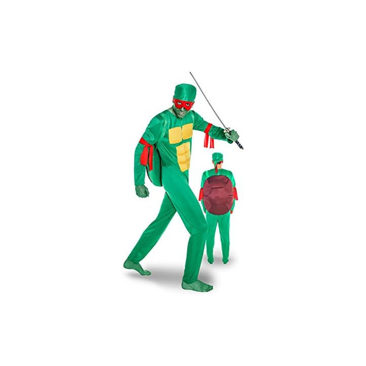 Disfraz Reptil Ninja para hombre, talla única M/L