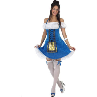 Disfraz Alemana tradicional para mujer, talla única M/L