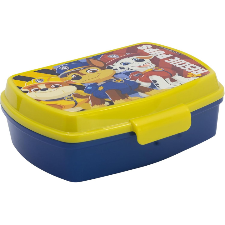 Stor Sandwichera Infantil Patrulla Canina, Fiambrera Rectangular 1333ml, Material Resistente, Ideal para Colegio y Merienda