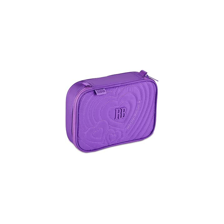 Clio Style x Rebecca Bonbon, estuche para lápices de gran capacidad, lila