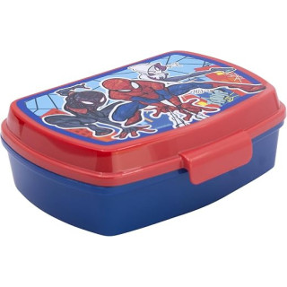 Stor Sandwichera Infantil Spider-Man, Fiambrera Rectangular 1333ml, Material Resistente, Ideal para Colegio y Merienda