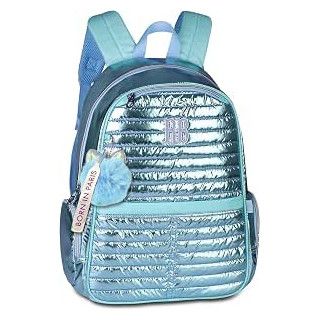 Clio Style x Rebecca Bonbon mochila escolar de gran capacidad, correas ergonómicas acolchadas, verde
