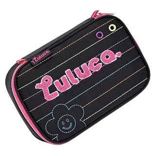 Clio Style x Luluca, estuche para lápices de gran capacidad, Preto (negro)