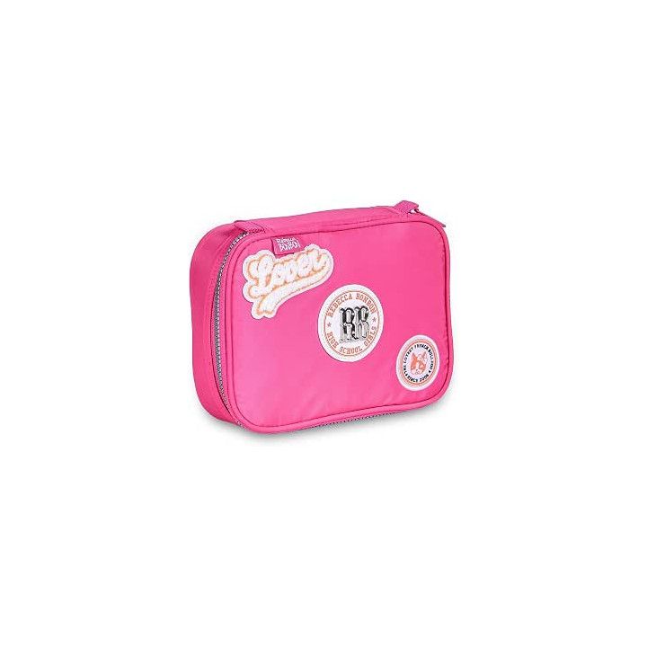 Clio Style x Rebecca Bonbon, estuche para lápices de gran capacidad, rosa