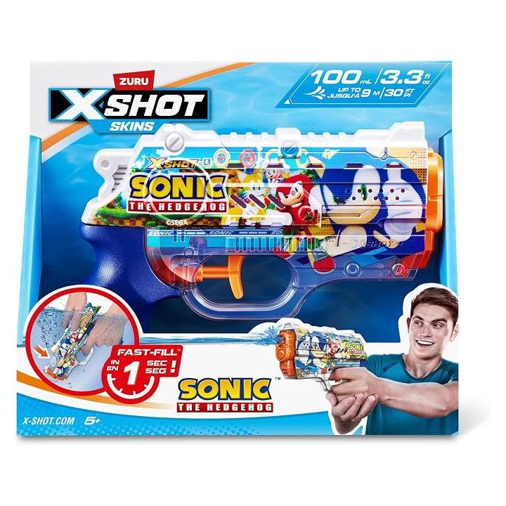 Zuru Sonic X-Shot Skin Water 8166