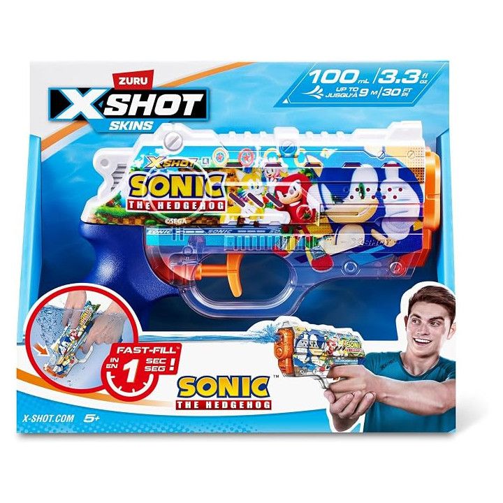 Zuru Sonic X-Shot Skin Water 8166